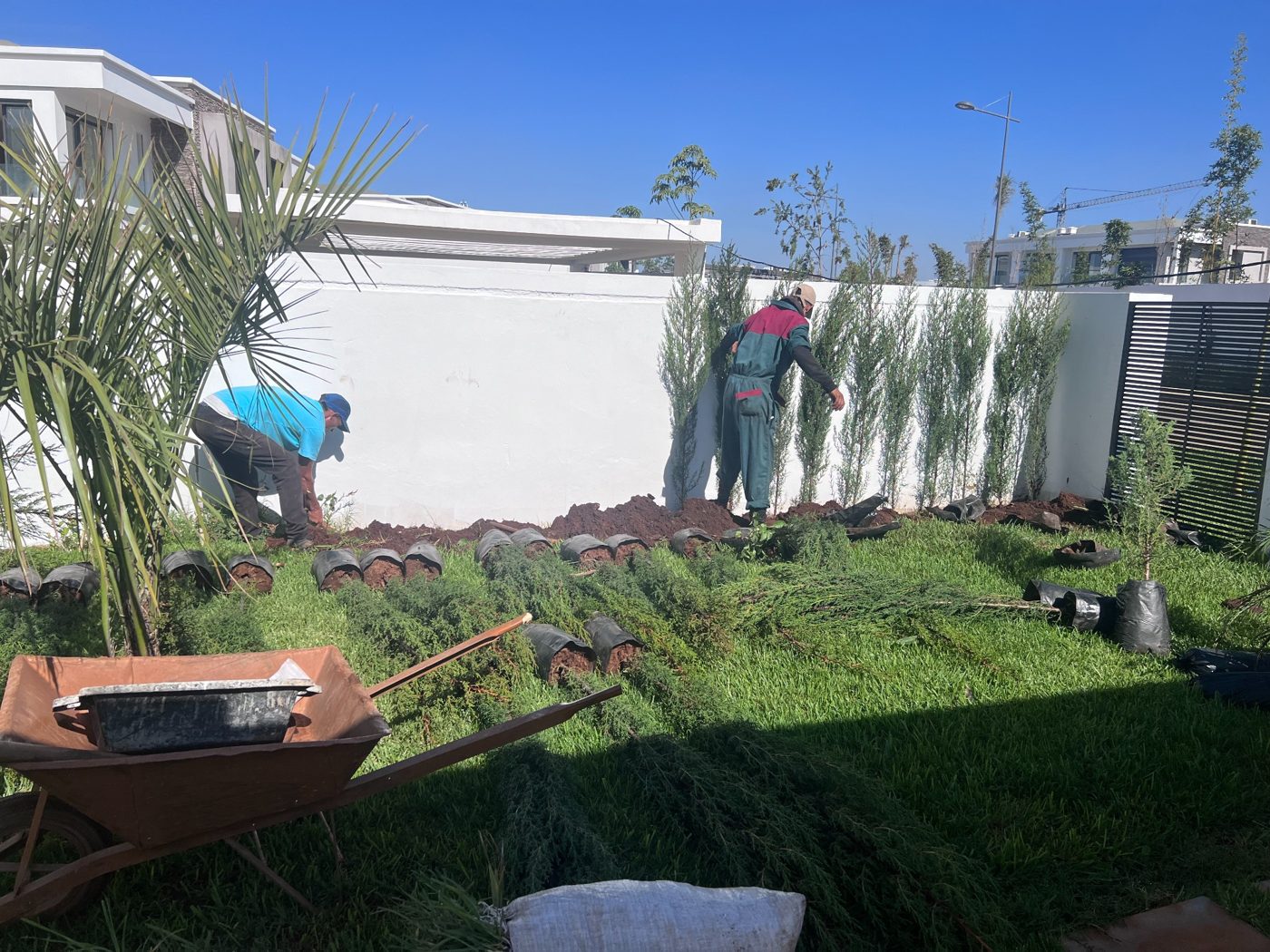 Travaux d’entretien d’un jardin
